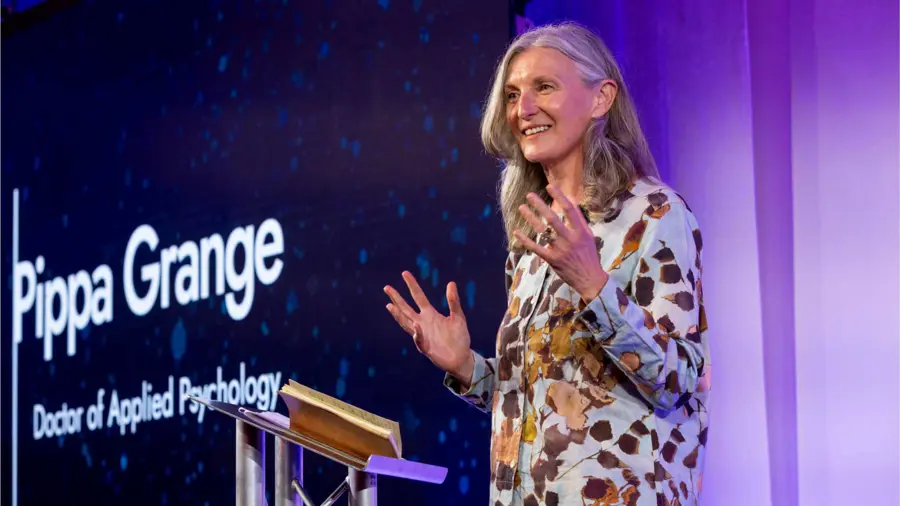 Pippa Grange speaking at the ARIA Summit 2025