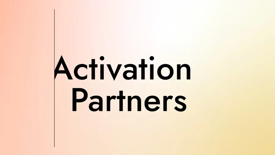 A card saying 'Activation Partners'.