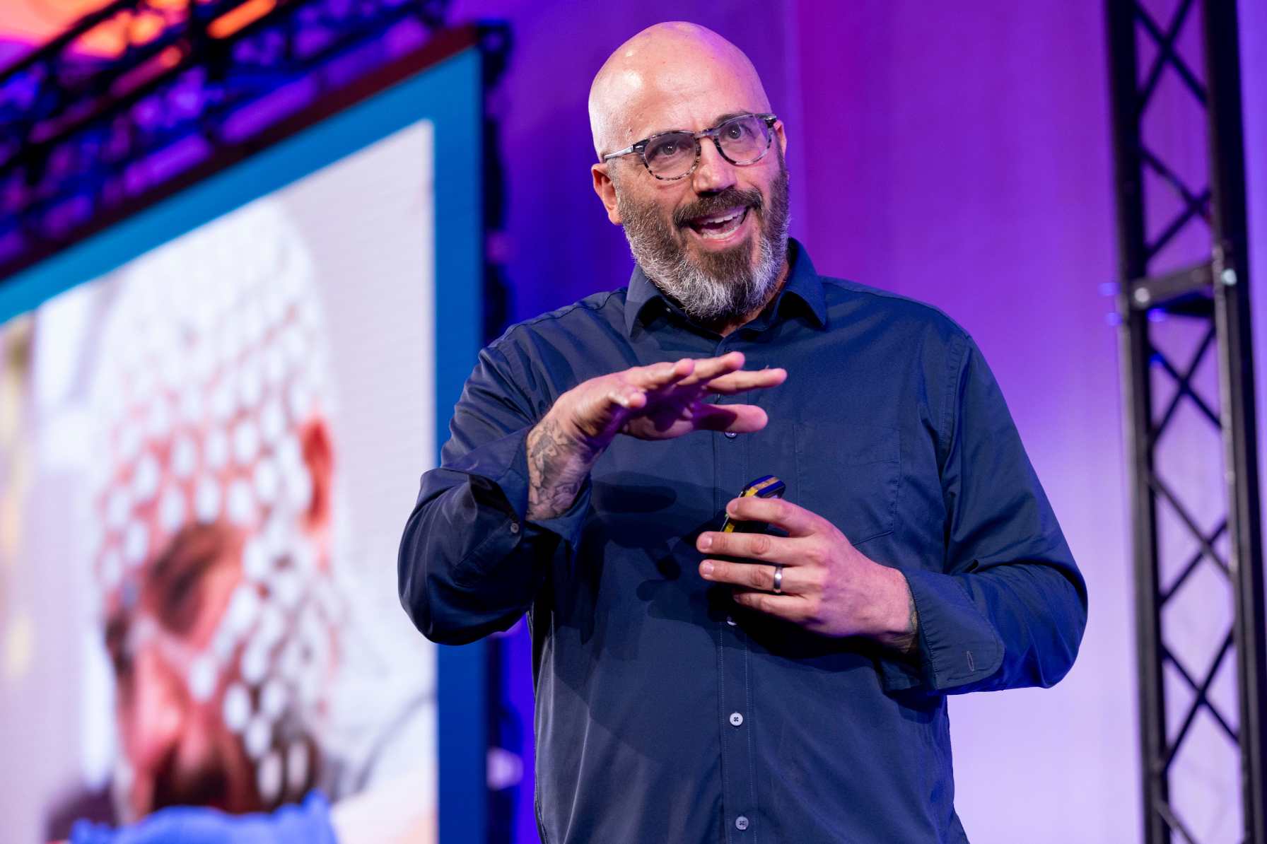 Jon Nelson speaking at the ARIA Summit 2025